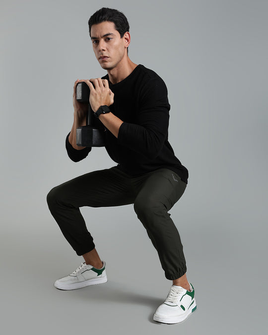 Stainproof Travel Joggers - Dark Green