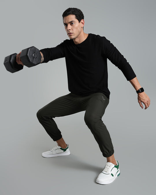 Stainproof Travel Joggers - Dark Green