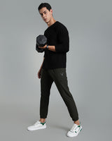 Stainproof Travel Joggers - Dark Green
