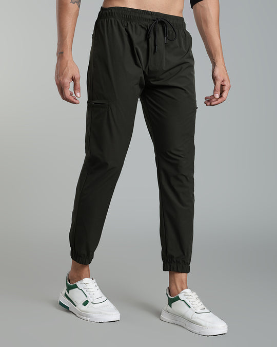 Stainproof Travel Joggers - Dark Green