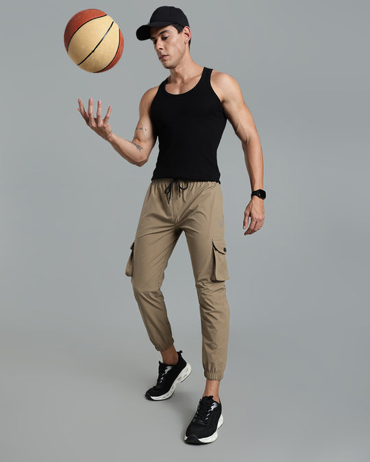 Stain-Proof Travel Cargo Pant - Khaki