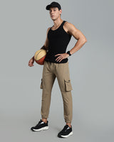 Stain-Proof Travel Cargo Pant - Khaki