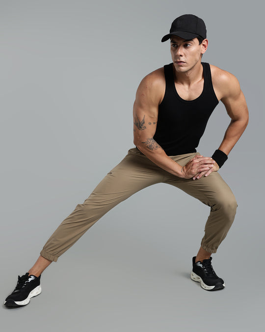 Stainproof Travel Joggers - Khaki