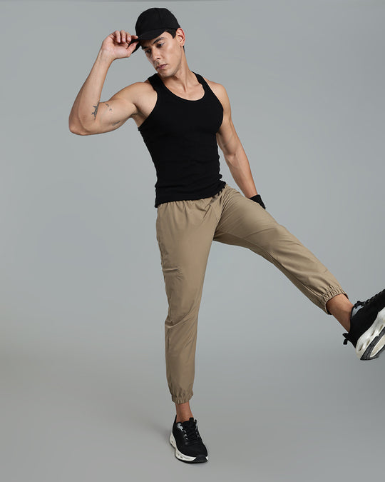 Stainproof Travel Joggers - Khaki