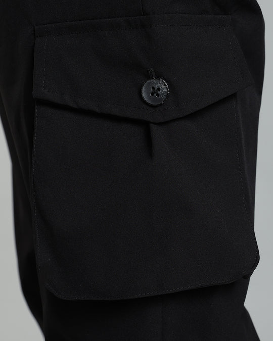 Stain-Proof Travel Cargo Pant - Black