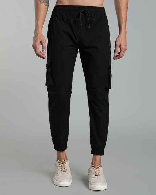 Stain-Proof Travel Cargo Pant - Black
