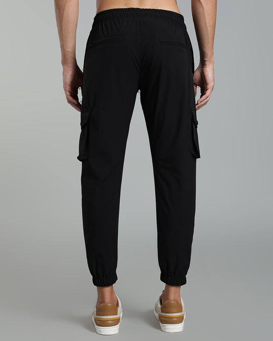 Stain-Proof Travel Cargo Pant - Black
