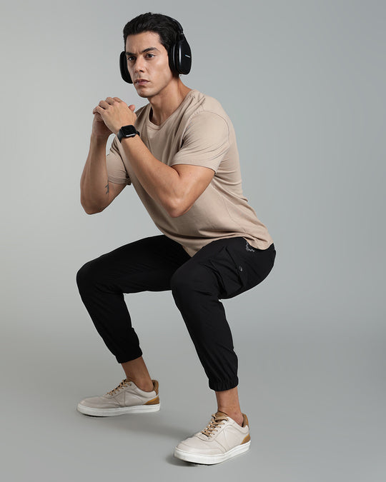 Stain-Proof Travel Cargo Pant - Black