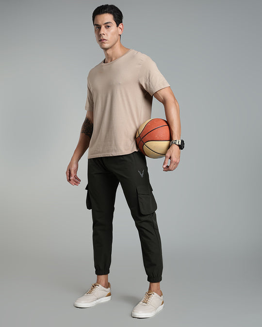 Stain-Proof Travel Cargo Pant - Dark Green