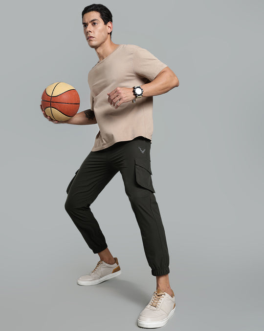 Stain-Proof Travel Cargo Pant - Dark Green