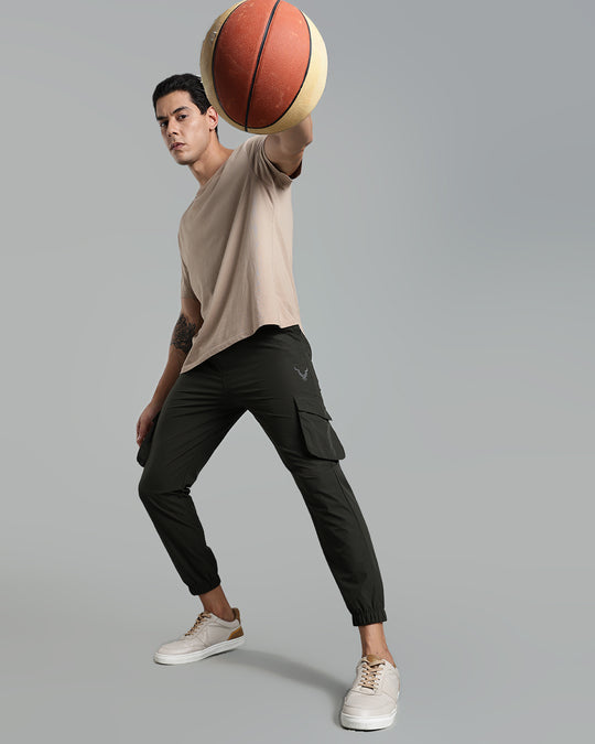 Stain-Proof Travel Cargo Pant - Dark Green