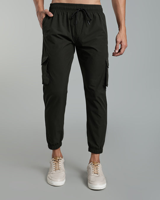 Stain-Proof Travel Cargo Pant - Dark Green