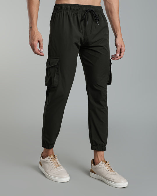 Stain-Proof Travel Cargo Pant - Dark Green