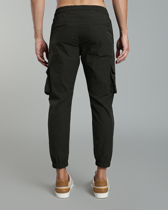 Stain-Proof Travel Cargo Pant - Dark Green