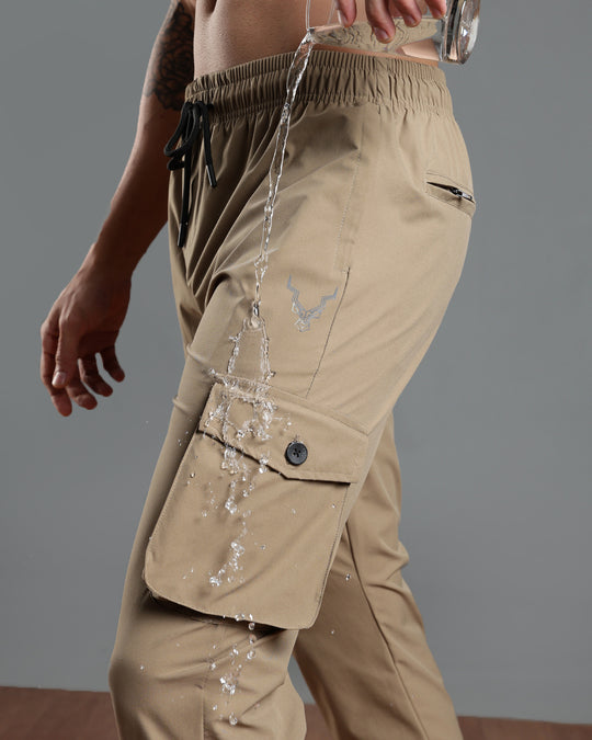 Stain-Proof Travel Cargo Pant - Khaki