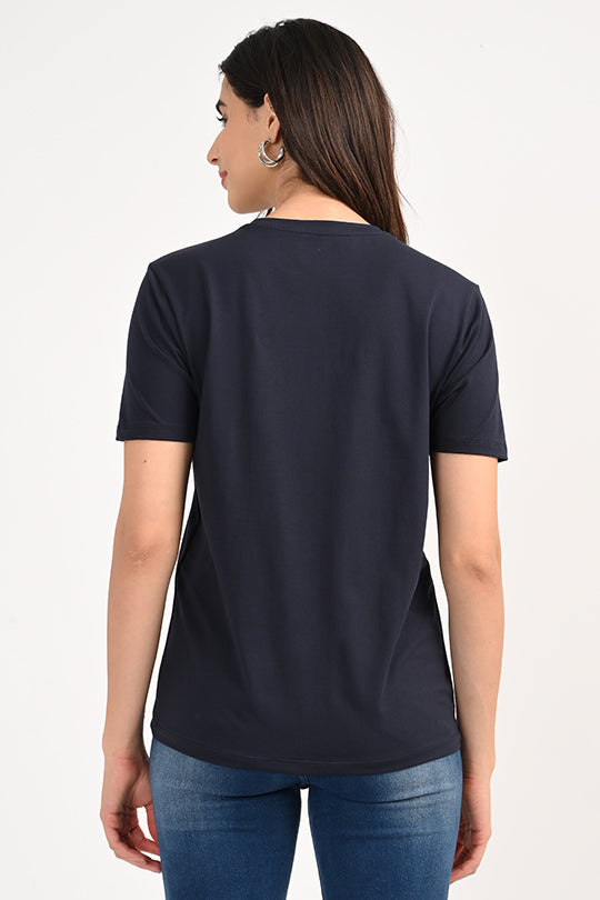 Air Cool-Anti Stain Blue T-Shirt
