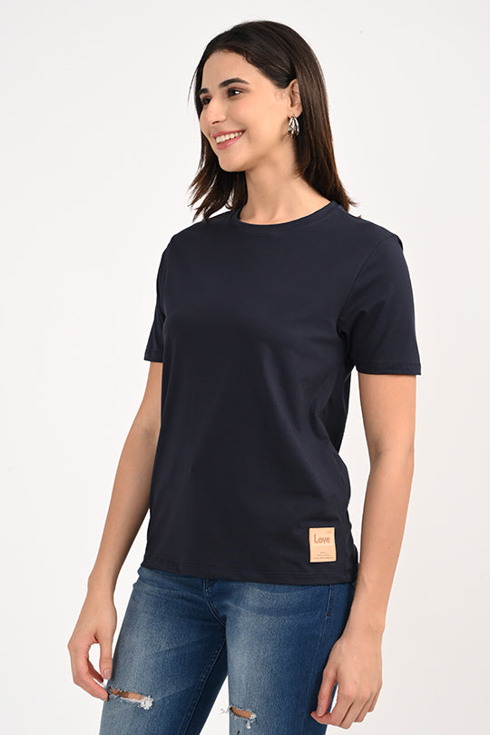 Air Cool-Anti Stain Blue T-Shirt