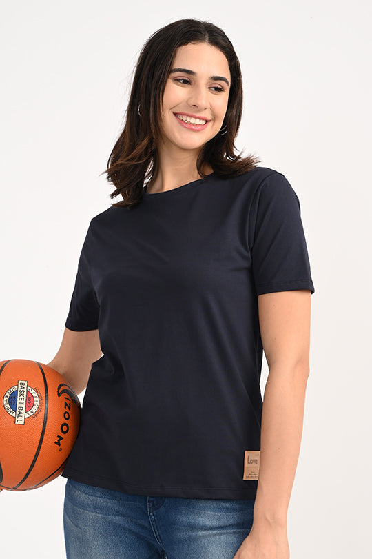 Air Cool-Anti Stain Blue T-Shirt