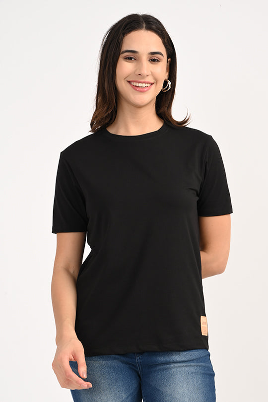 Air Cool-Anti Stain Black T-Shirt