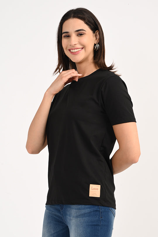 Air Cool-Anti Stain Black T-Shirt