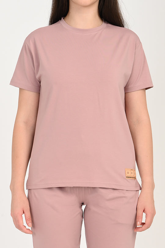 Anti Stain Cotton Dusky Rose Pyjama Set