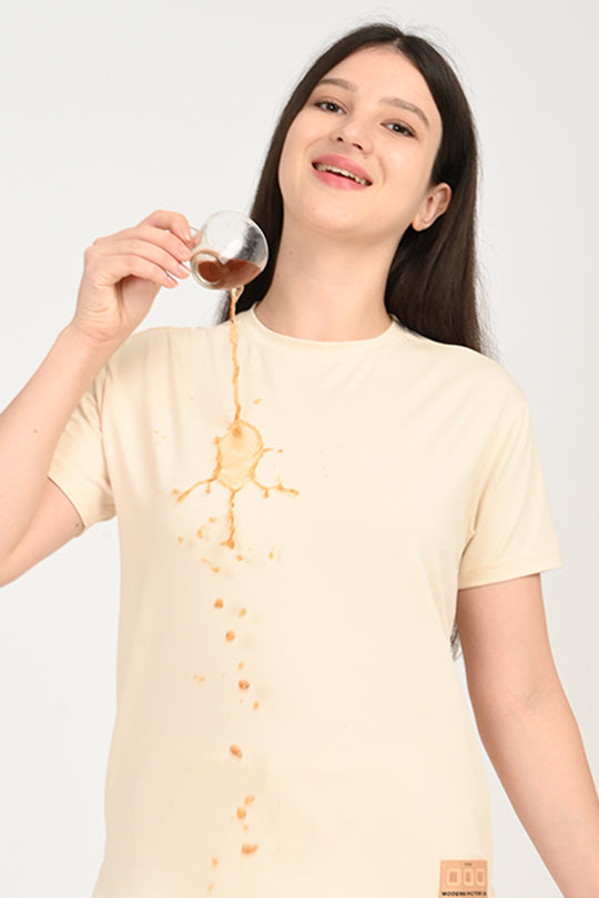 Anti Stain Cotton Cream Pyjama Set