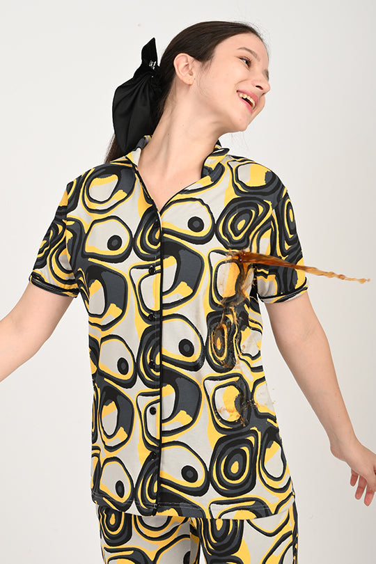 Anti Stain Cotton Pyjama-V2 Set