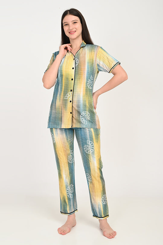 Anti Stain Cotton Pyjama-V2 Set