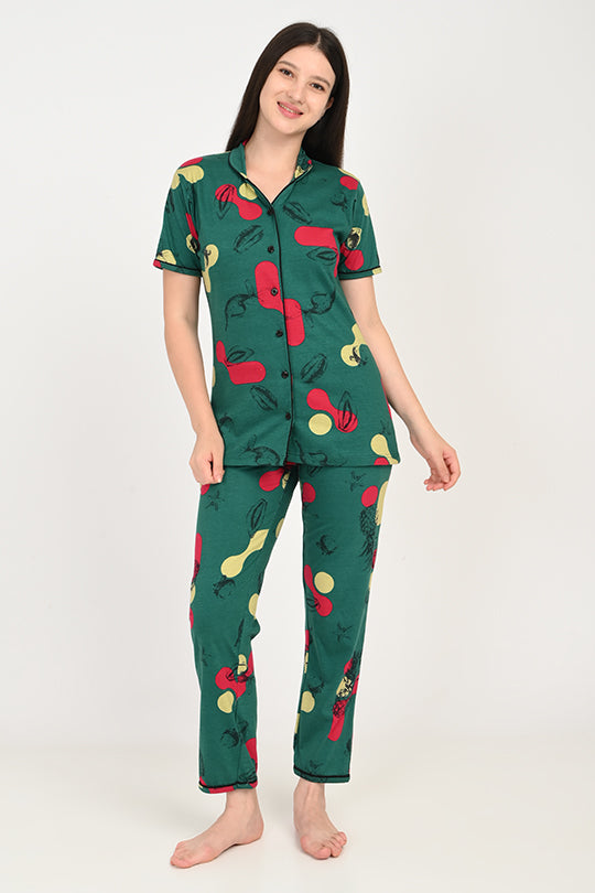 Anti Stain Cotton Pyjama-V2 Set