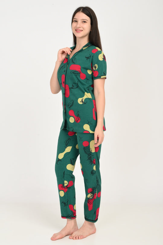 Anti Stain Cotton Pyjama-V2 Set