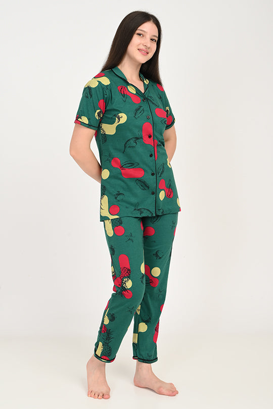 Anti Stain Cotton Pyjama-V2 Set