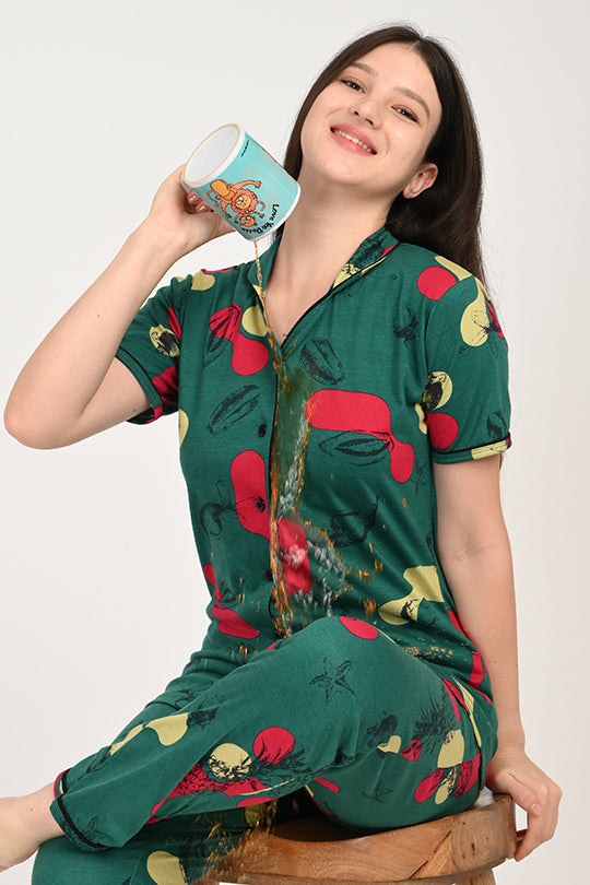 Anti Stain Cotton Pyjama-V2 Set