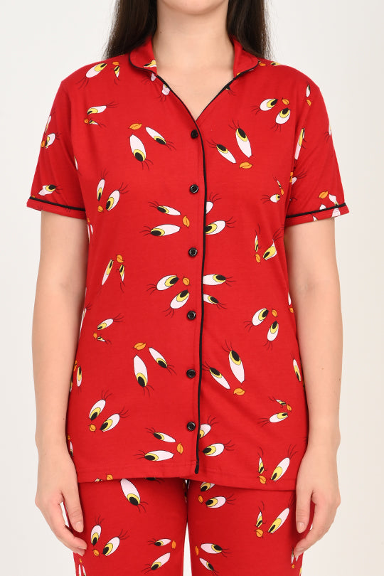 Anti Stain Cotton Pyjama-V2 Set