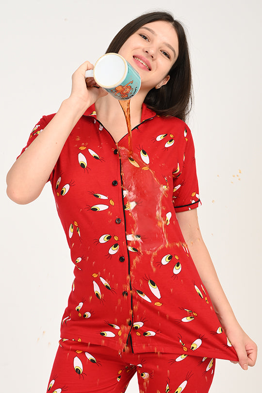 Anti Stain Cotton Pyjama-V2 Set