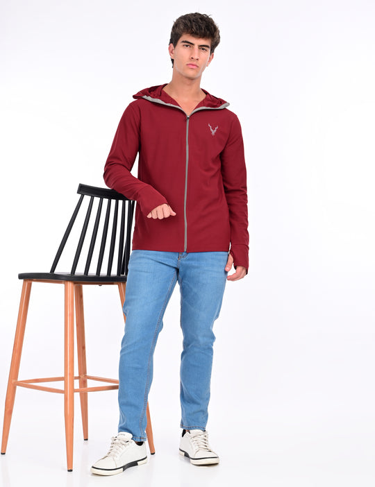 Men's Sunproof Jacket V2- Maroon