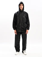 Addaxplay Premium Waterproof Raincoat - Black