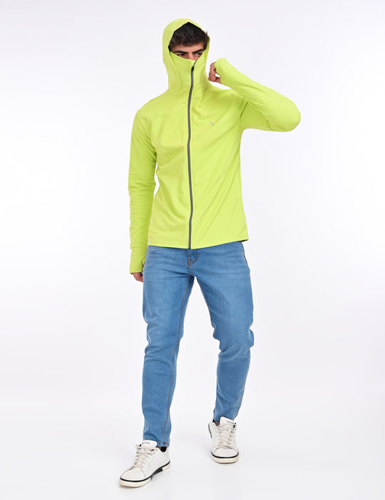 Men's Sunproof Jacket V2- Lime Green