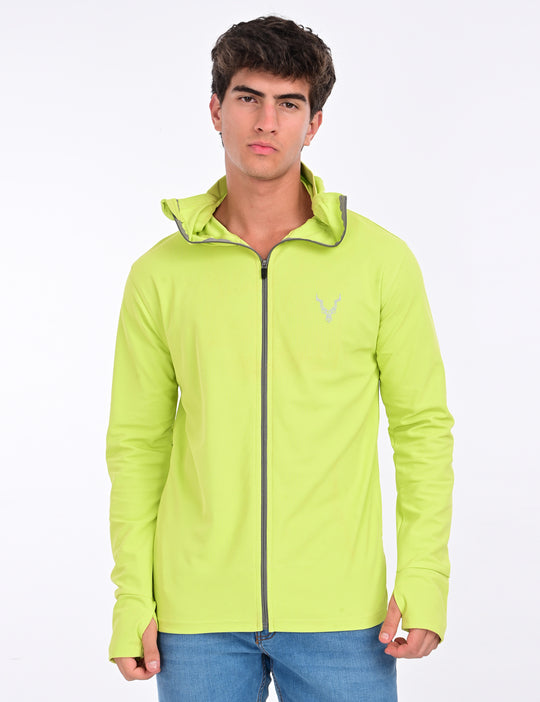 Men's Sunproof Jacket V2- Lime Green