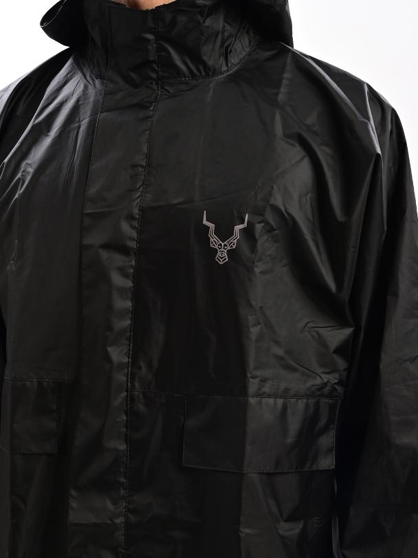 Addaxplay Premium Waterproof Raincoat - Black