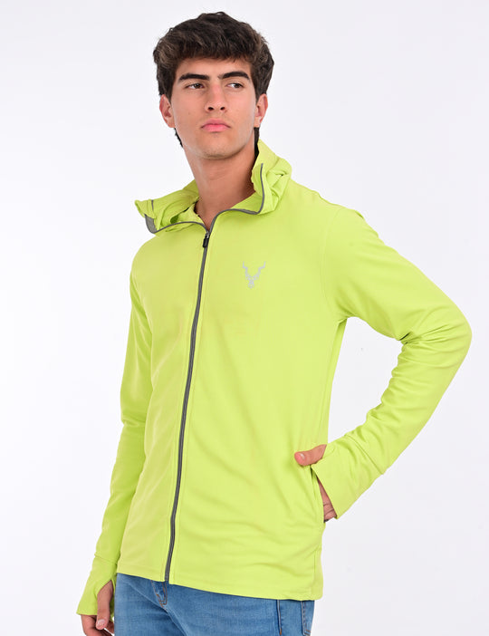 Men's Sunproof Jacket V2- Lime Green