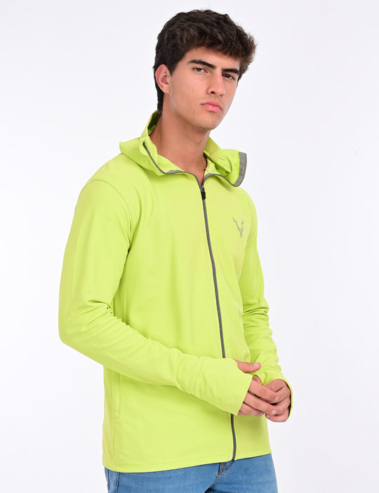 Men's Sunproof Jacket V2- Lime Green