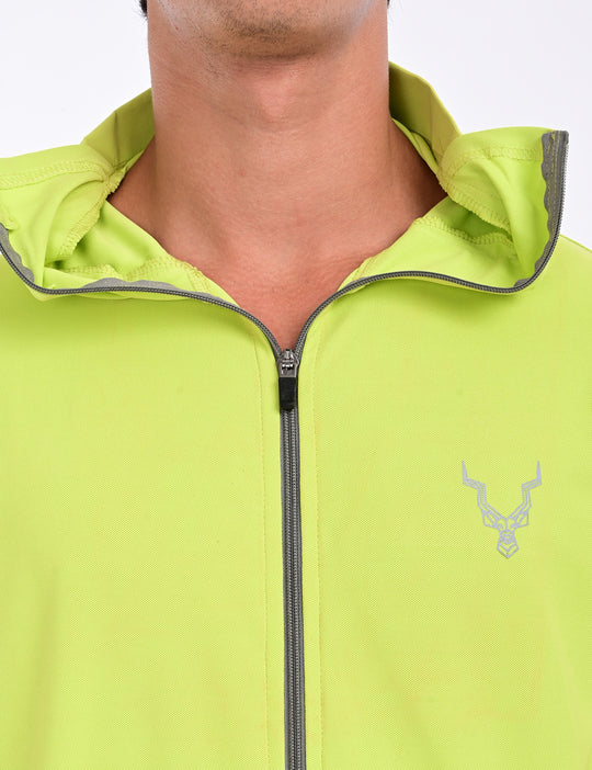 Men's Sunproof Jacket V2- Lime Green