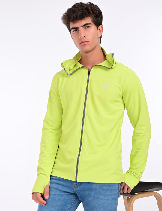 Men's Sunproof Jacket V2- Lime Green