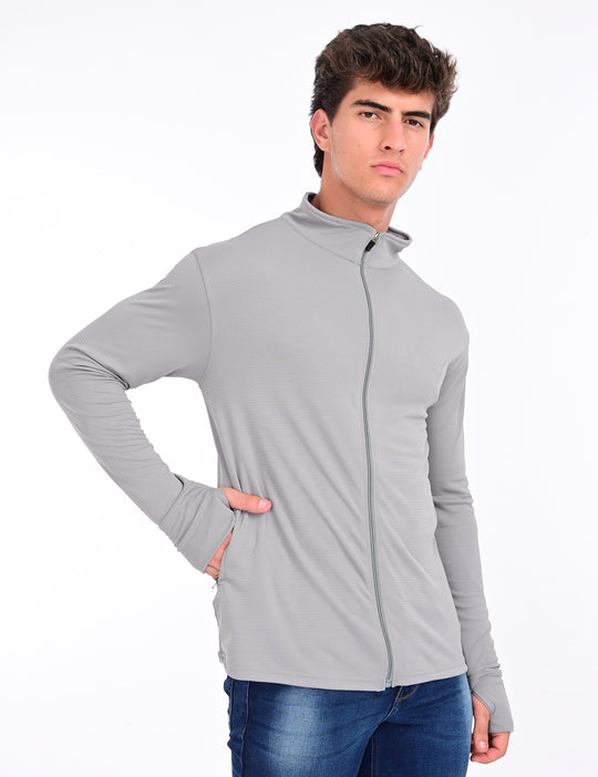 Men's Sunproof Jacket V1- Light Grey