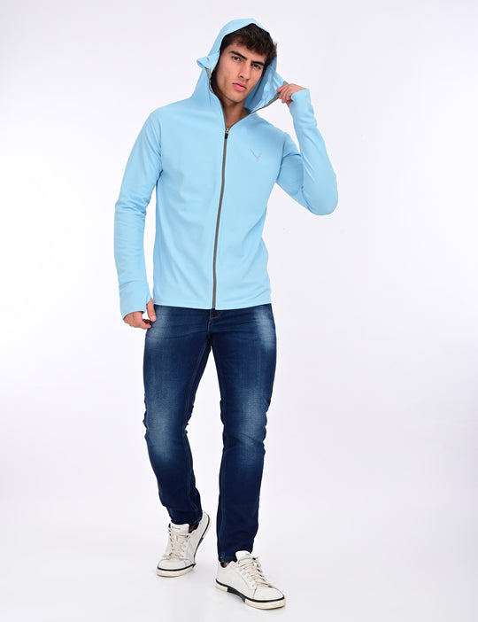 Men's Sunproof Jacket V2- Sky Blue
