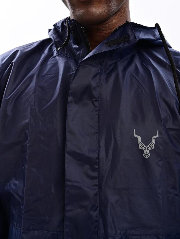Addaxplay Premium Waterproof Raincoat - Navy
