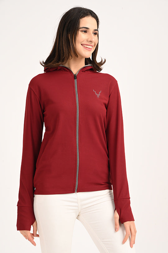 Sunproof Maroon Jacket-V2