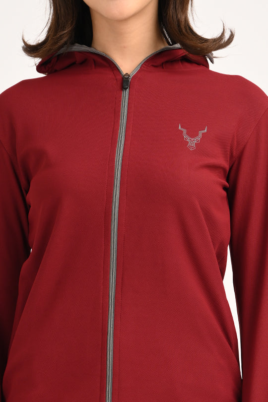 Sunproof Maroon Jacket-V2