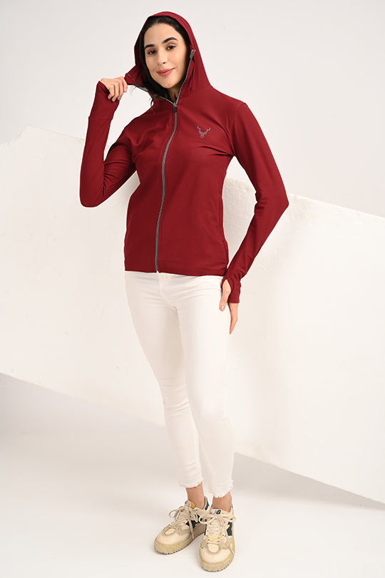Sunproof Maroon Jacket-V2