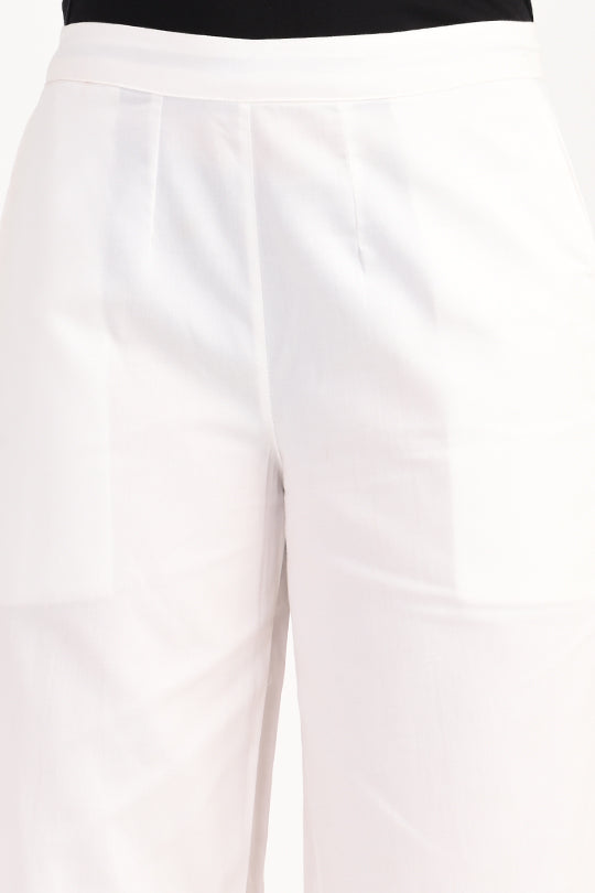 Anti Stain White Palazzo pant